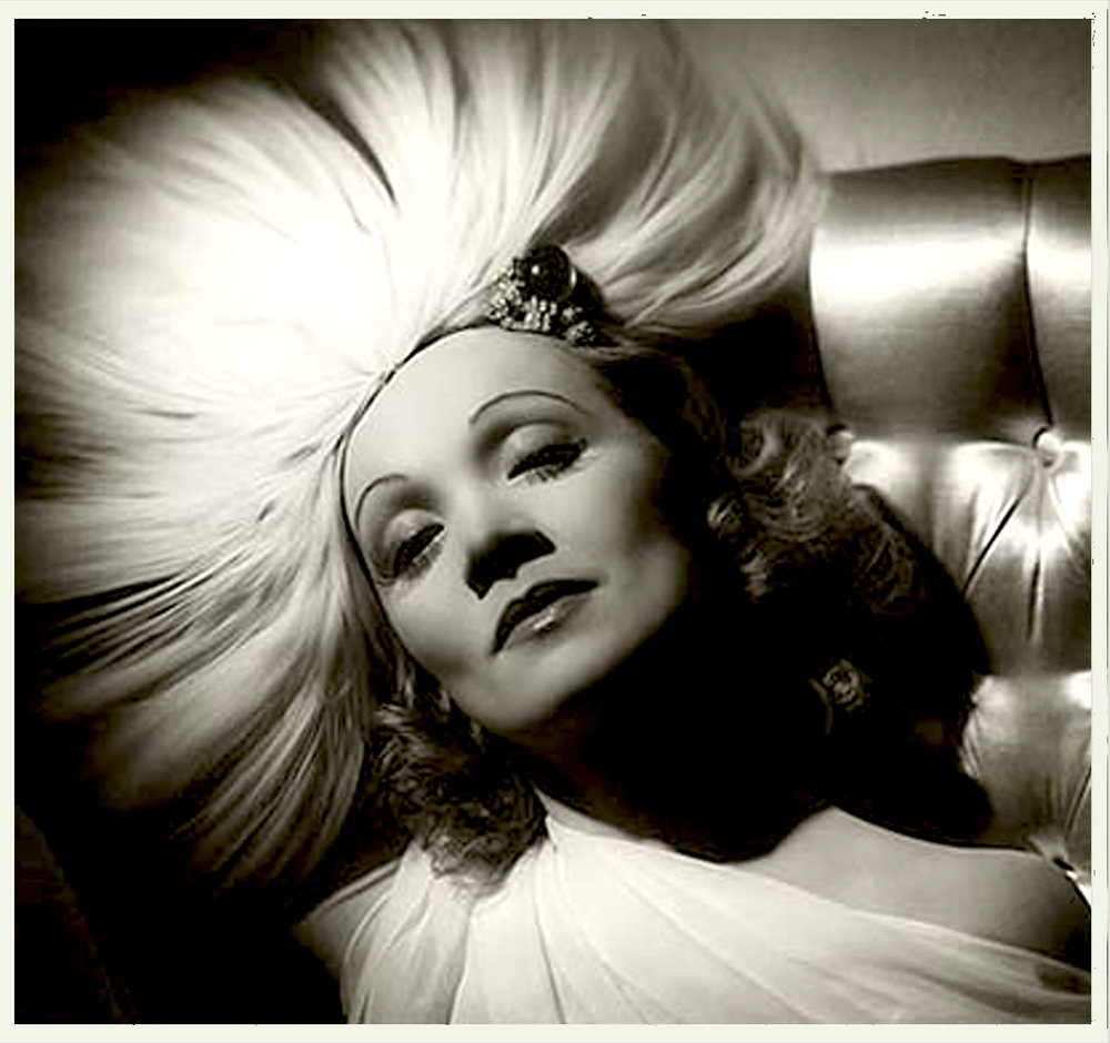    Marlene Dietrich by George Hurrell (via The Fabulous Times) . A beautiful and not-so-blurry image as it happens  